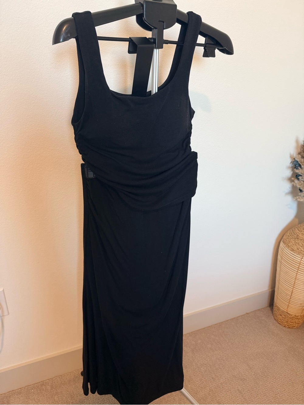 OGL Classic Black Tank with maxi skirt  set